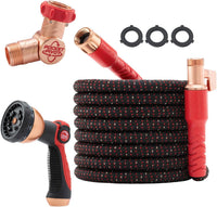 Pocket Hose Ballistic 75 FT Expandable Garden Hose w/Pocket Pivot Swivel Connector