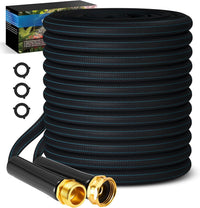 CXEZSIK Garden Hose 50ft Lightweight, Non-Expanding, Leak-Proof Metal